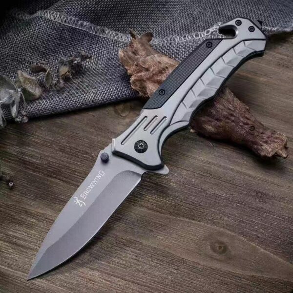 KF011-FA46 BROWNING FA46 Supreme King Liner Lock/ G10+Steel Handle Outdoor Camping Folding knife - Image 10