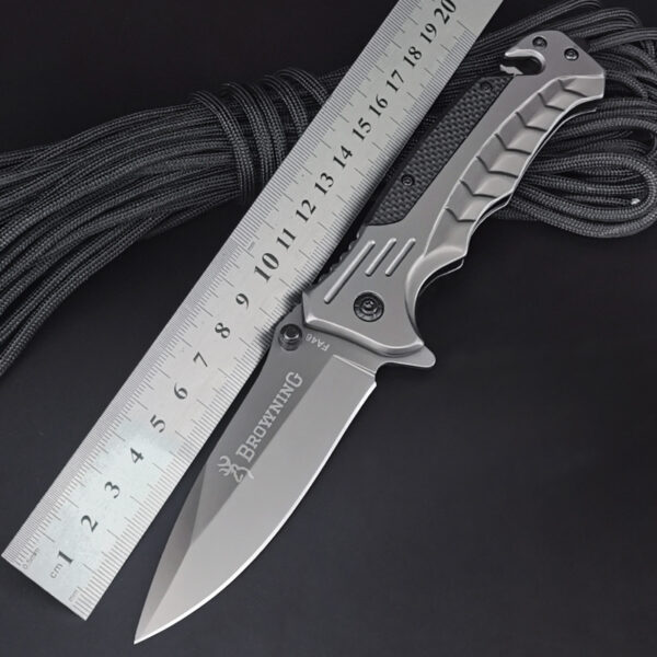 KF011-FA46 BROWNING FA46 Supreme King Liner Lock/ G10+Steel Handle Outdoor Camping Folding knife - Image 2