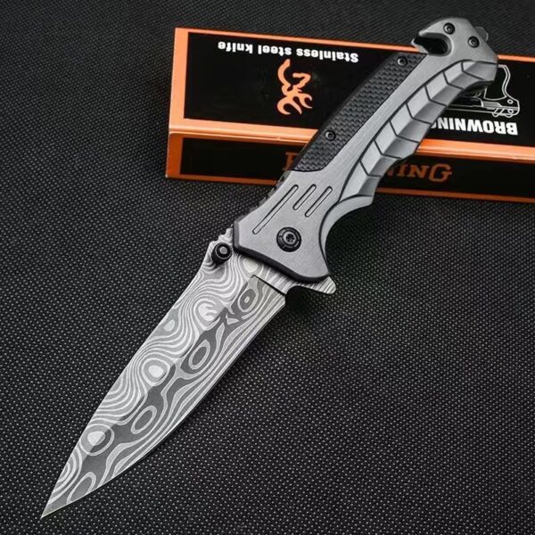 KF011-FA46 BROWNING FA46 Supreme King Liner Lock/ G10+Steel Handle Outdoor Camping Folding knife - Image 5