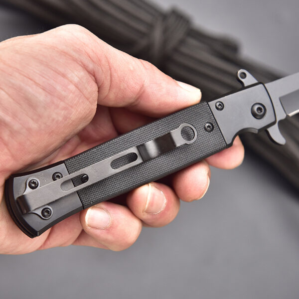 KF005 SOG Bead Blasting Blade Folding Tool With G10 Handle/Practical Survival Camping Folding Knife - Image 10