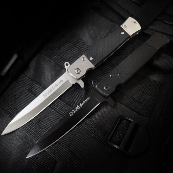 KF005 SOG Bead Blasting Blade Folding Tool With G10 Handle/Practical Survival Camping Folding Knife - Image 3