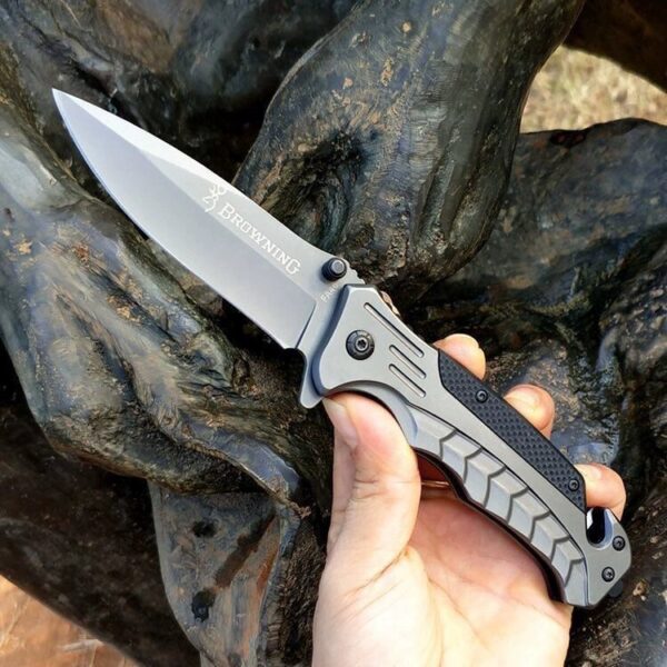 KF011-FA46 BROWNING FA46 Supreme King Liner Lock/ G10+Steel Handle Outdoor Camping Folding knife - Image 6