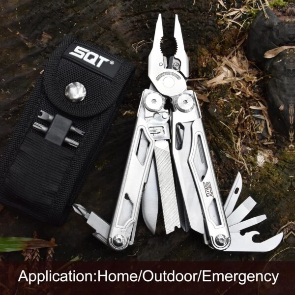 TL107 SQT MQ23 20IN1 Multifunctional EDC Multi Tool/Outdoor Camping Folding Survival Tool - Image 8