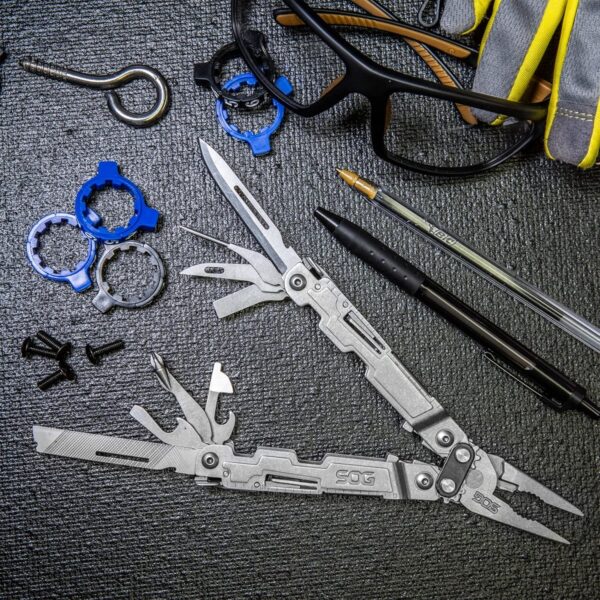 SOG PowerAccess PA1001 18in1 Multi-Tool/Stonewashed Stainless Steel Multi-Tool - Image 8